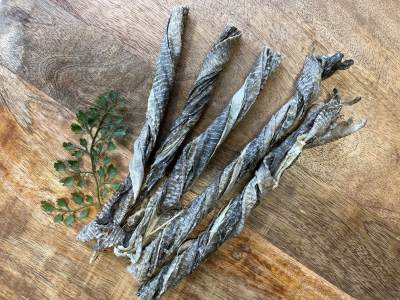 Dorschhautsticks gedreht 100 g