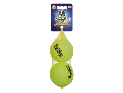 Nobby Tennisball mit Squeaker Ø 9 cm / 2 Stück