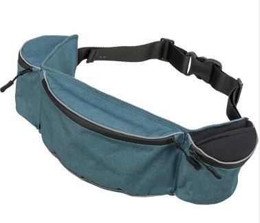 Trixie Snack Tasche Baggy Belt, blau