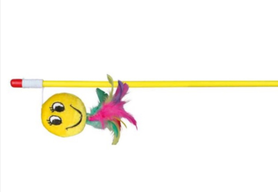 Trixie Spielangel mit Smiley 50 cm 