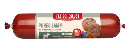 Fleischeslust Pures Lamm 800 g mit Braunhirse und Bierhefe